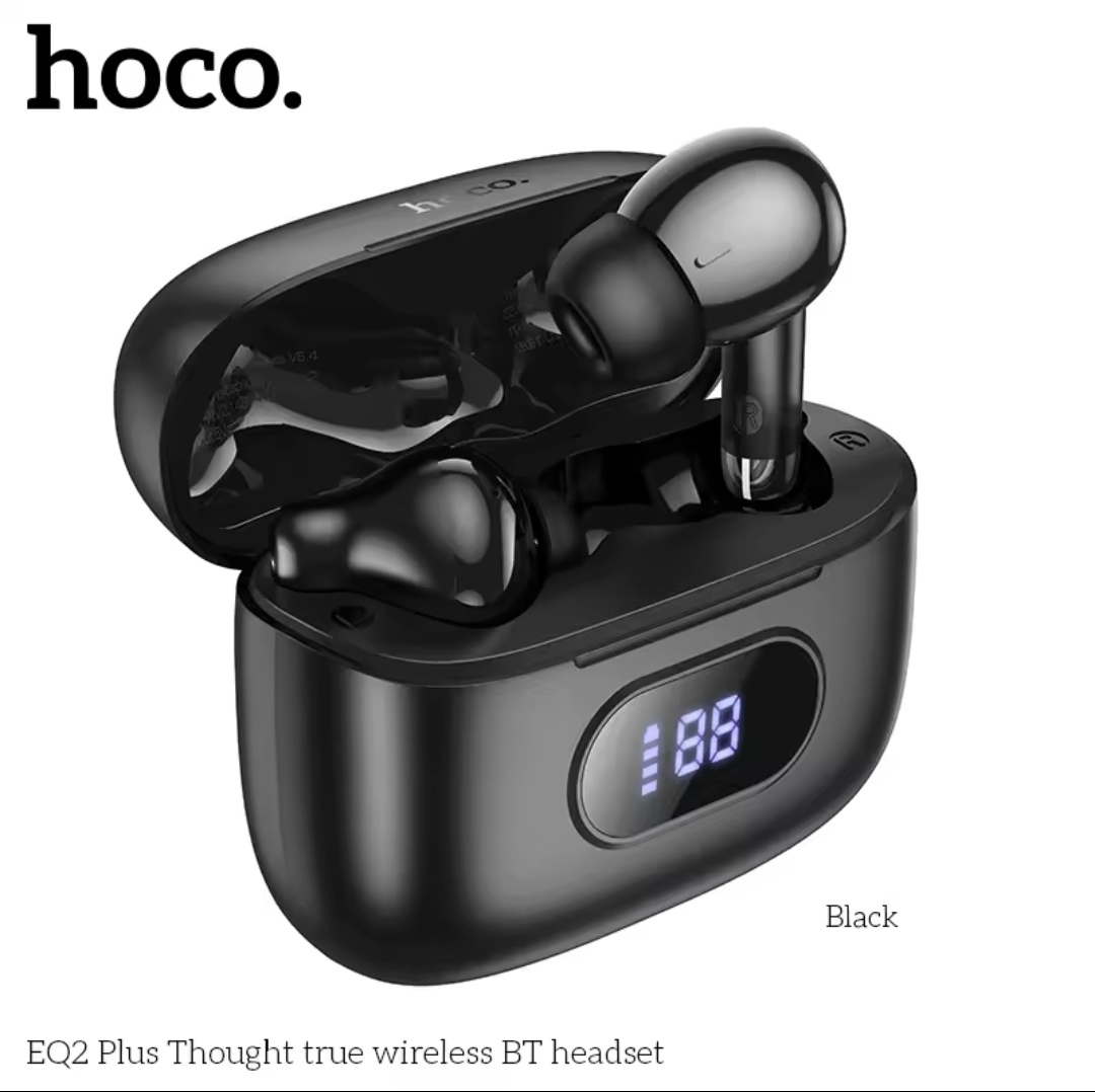 Hoco EQ2 TWS Earbuds Premium Sound • LED Display • 28 Hours Backup