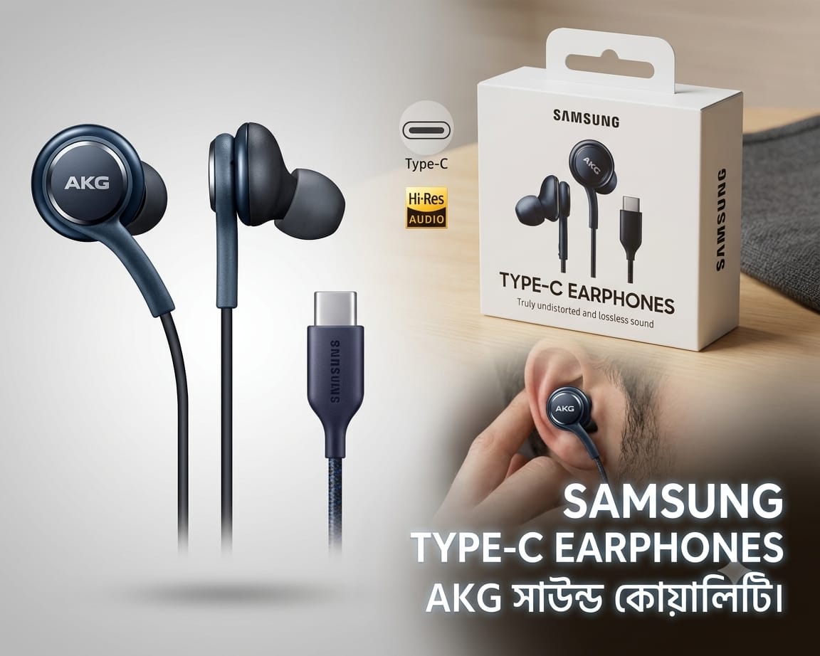 AKG Black Samsung Type C Earphones/Headphone 100%orginal